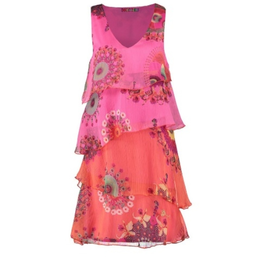 Desigual Lina Dress Rosa Antiguo - NEW, size 36